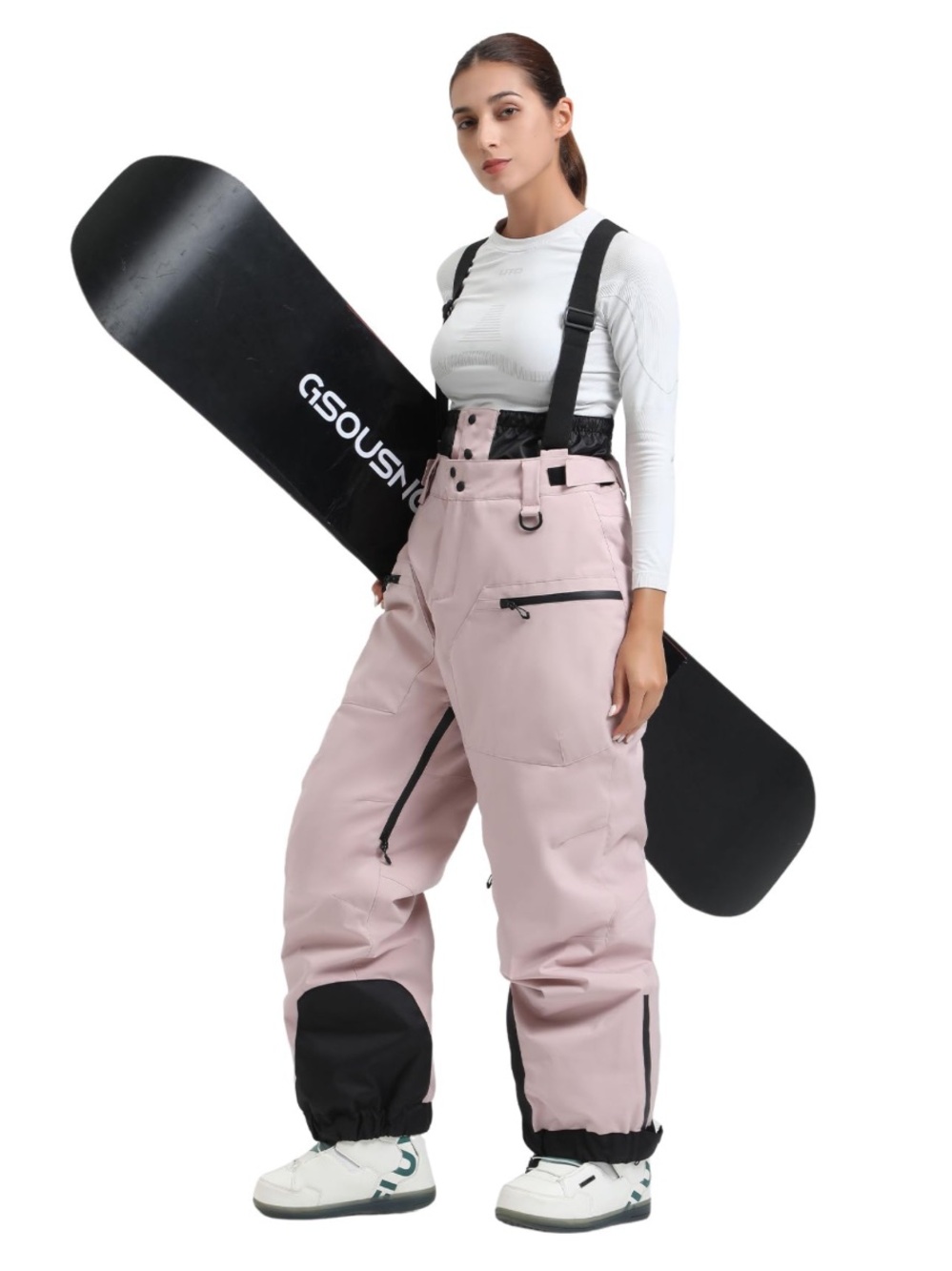 NWT GSOU SNOW Women’s Baggy Snowboard Ski Bib